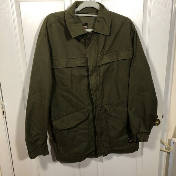 VTG Marlboro classic Utility olive green  men jacket, Made in Italy, L - Picture 1 of 14